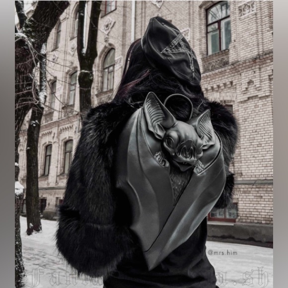 Killstar Handbags - Killstar VAMPED UP NEW NWT BAT BACKPACK goth witchy vamp